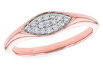 Allison Kaufman Diamond Ring in 14K Rose Gold, 0.14 ctw
