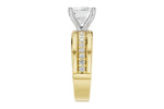 Allison Kaufman Diamond Engagement Ring Semi-Mount in 14K Yellow Gold, 0.27 ctw, alternate view