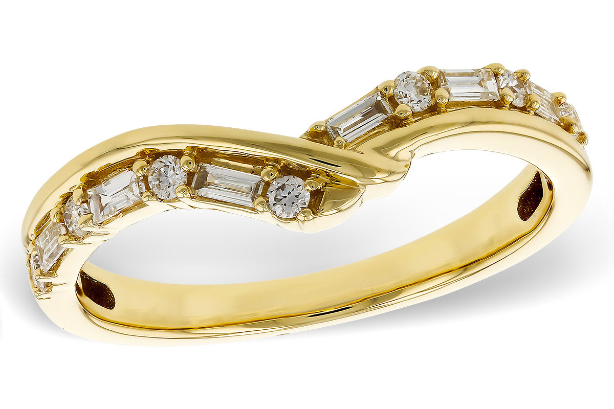 Allison Kaufman Baguette Diamond Band Enhancer in 14K Yellow Gold, 0.25 ctw