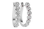Allison Kaufman Diamond Earrings in 14K White Gold, 0.25 ctw (E2094)