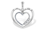 Allison Kaufman Diamond Pendant in 14K White Gold, 0.07 ctw