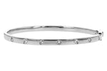 Allison Kaufman Diamond Bangle Bracelet in 14K White Gold, 0.35 ctw