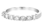 Allison Kaufman Diamond Wedding Band in 14K White Gold, 0.50 ctw (WR114-50), alternate view
