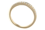 Allison Kaufman Diamond Wedding Band in 14K Yellow Gold, 0.19 ctw (W1744), alternate view