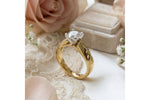 Allison Kaufman Diamond Engagement Ring Semi-Mount in 14K White Gold, 0.12 ctw (L7940), alternate view