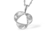 Allison Kaufman Diamond Necklace in 14K White Gold, 0.20 ctw (N8340)
