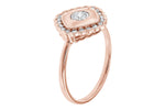 Allison Kaufman Diamond Ring in 14K Rose Gold, 0.30 ctw, alternate view