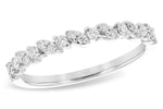 Allison Kaufman Diamond Wedding Band in 14K White Gold, 0.25 ctw (L7826-2)