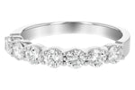 Allison Kaufman Diamond Wedding Band in 14K White Gold, 1.00 ctw (WR114-1), alternate view