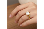 Allison Kaufman Engagement Ring Semi-Mount in 14K Yellow Gold (L7928), alternate view