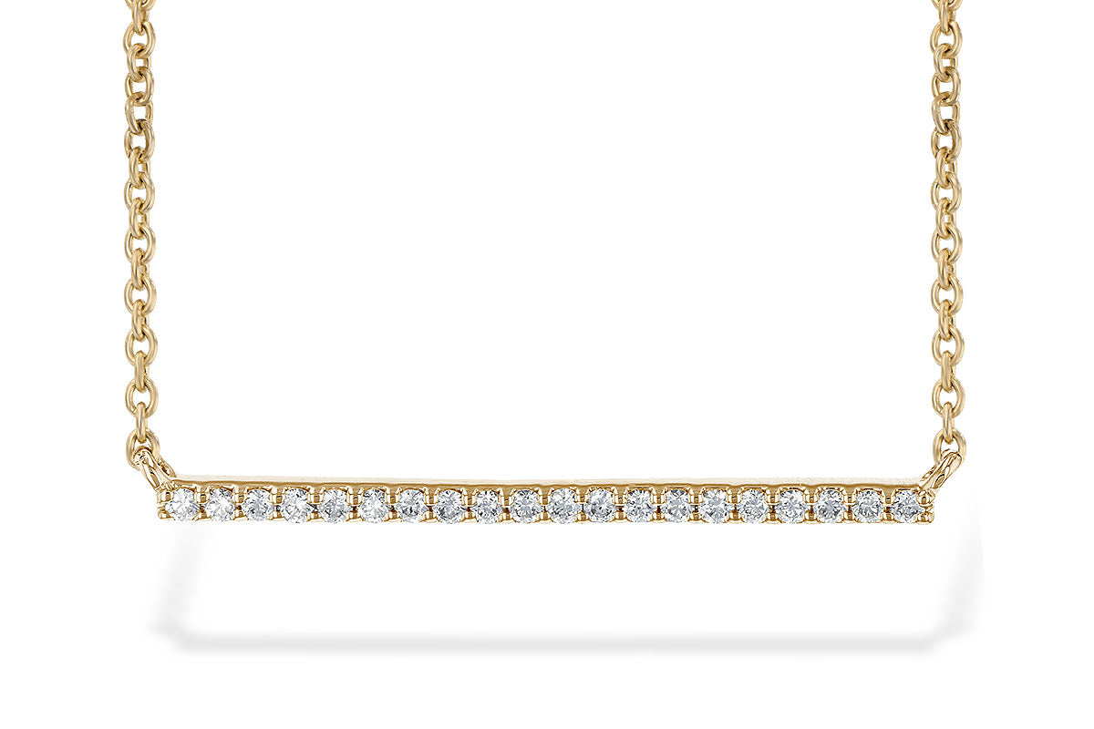 Allison Kaufman Diamond Necklace in 14K Yellow Gold, 0.19 ctw (N7919)