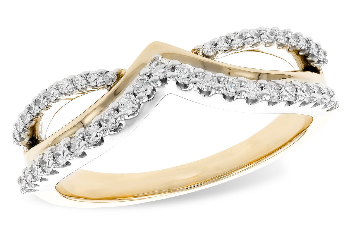 Allison Kaufman Diamond Band Enhancer in 14K Yellow & White Gold, 0.30 ctw