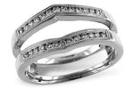 Allison Kaufman Diamond Ring Guard in 14K White Gold, 0.25 ctw (W1747)
