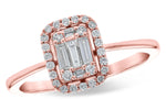 Allison Kaufman Diamond Ring in 14K Rose Gold, 0.26 ctw (D5813)