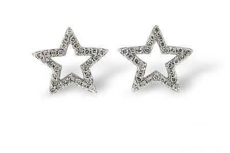 Allison Kaufman Diamond Earrings in 14K White Gold, 0.24 ctw