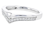 Allison Kaufman Diamond Band Enhancer in 14K White Gold, 0.19 ctw (W2177), alternate view
