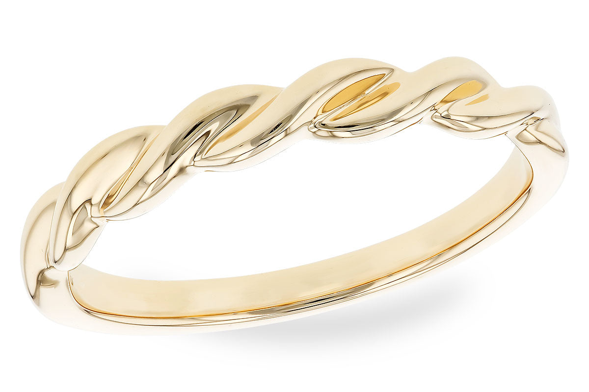 Allison Kaufman Wedding Band in 14K Yellow Gold (W2533)