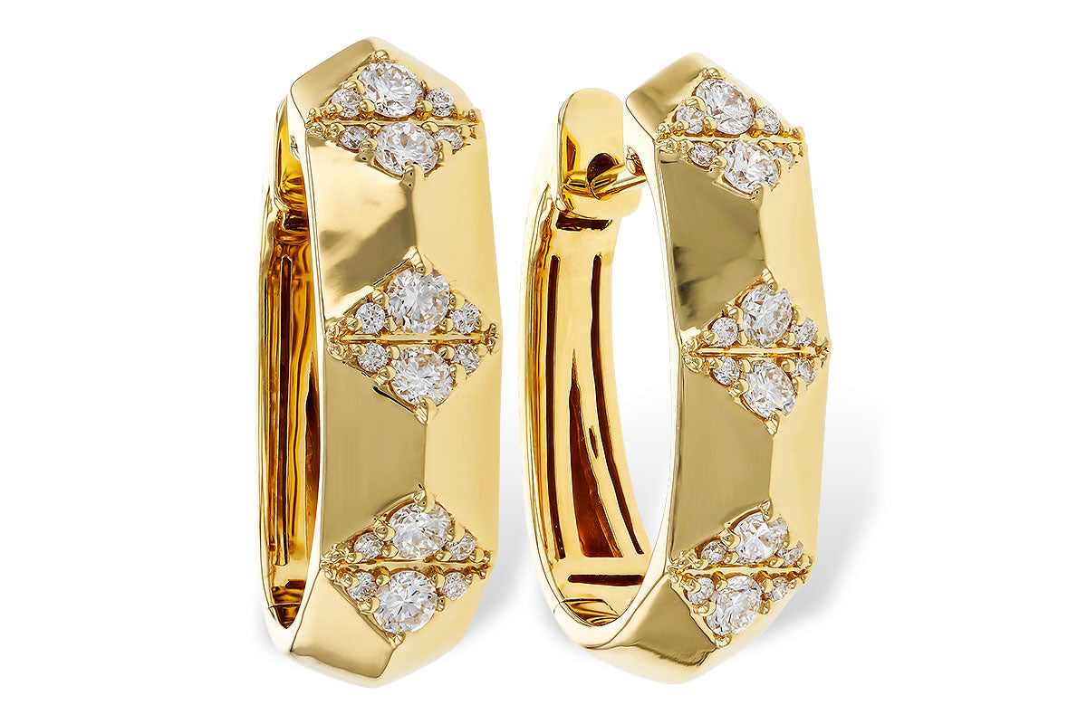 Allison Kaufman Diamond Earrings in 14K Yellow Gold, 0.50 ctw (E2346)