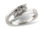 Allison Kaufman Diamond Ring in 14K White Gold, 0.35 ctw