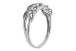 Allison Kaufman Diamond Wedding Band in 14K White Gold, 0.16 ctw (W2625), alternate view