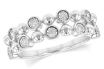 Allison Kaufman Diamond Wedding Band in 14K White Gold, 0.16 ctw
