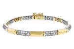 Allison Kaufman Diamond Bracelet in 14K Yellow & White Gold, 1.94 ctw