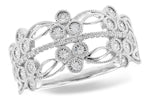 Allison Kaufman Diamond Wedding Band in 14K White Gold, 0.15 ctw (W2452)