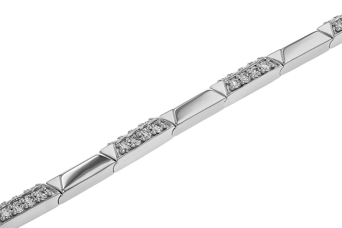 Allison Kaufman Diamond Bracelet in 14K White Gold, 1.94 ctw, alternate view