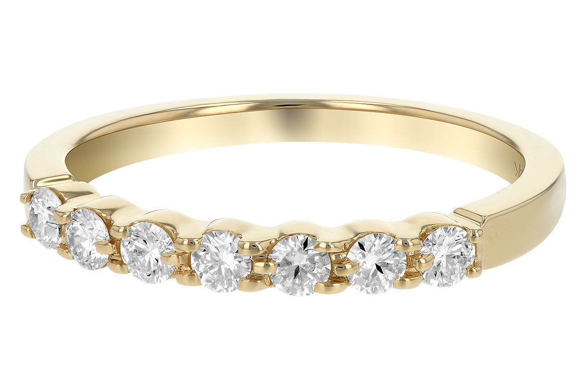 Allison Kaufman Diamond Wedding Band in 14K Yellow Gold, 0.33 ctw (WR114-33), alternate view