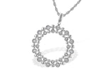 Allison Kaufman Diamond Necklace in 14K White Gold, 0.12 ctw