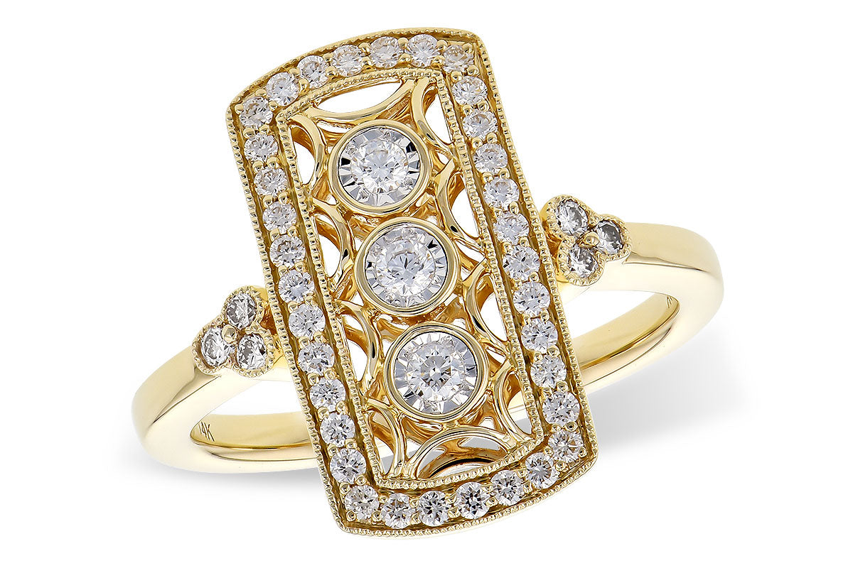 Allison Kaufman Diamond Ring in 14K Yellow Gold, 0.40 ctw (D5853)