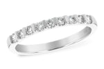 Allison Kaufman Diamond Wedding Band in 14K White Gold, 0.25 ctw (WR119-25)