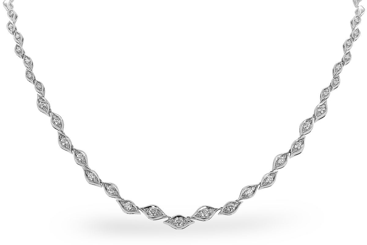 Allison Kaufman Diamond Necklace in 14K White Gold, 2.02 ctw