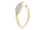 Allison Kaufman Diamond Ring in 14K Yellow Gold, 0.14 ctw, alternate view