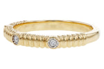 Allison Kaufman Diamond Wedding Band in 14K Yellow Gold, 0.03 ctw, alternate view