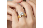 Allison Kaufman Diamond Engagement Ring Semi-Mount in 14K White Gold, 0.20 ctw (L7939), alternate view