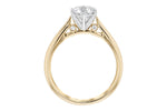 Allison Kaufman Diamond Engagement Ring Semi-Mount in 14K Yellow Gold, 0.04 ctw (L7485), alternate view