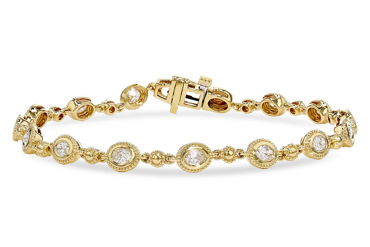 Allison Kaufman Fancy-Cut Diamond Bracelet in 14K Yellow Gold, 1.25 ctw