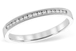 Allison Kaufman Diamond Wedding Band in 14K White Gold, 0.12 ctw (WR108-12)