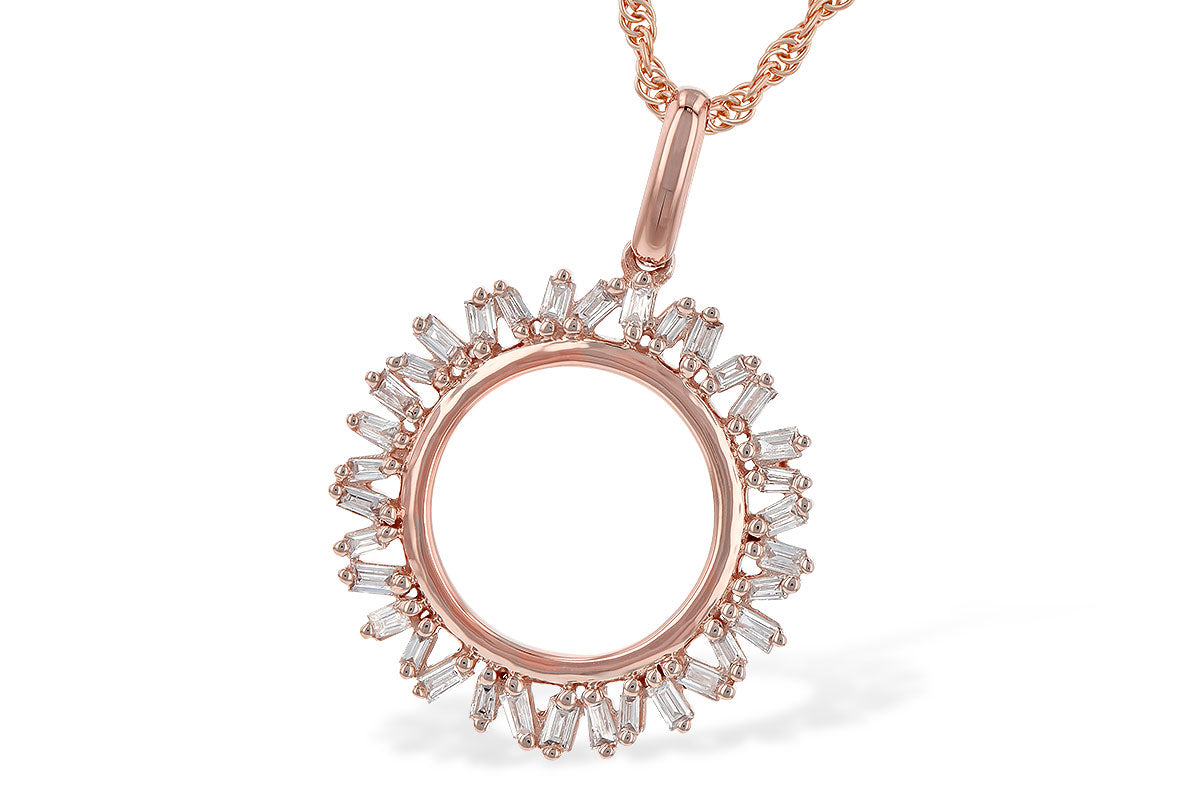 Allison Kaufman Diamond Necklace in 14K Rose Gold, 0.20 ctw
