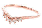 Allison Kaufman Diamond Band Enhancer in 14K Rose Gold, 0.12 ctw (W2560), alternate view