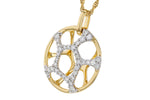 Allison Kaufman Diamond Necklace in 14K Yellow Gold, 0.46 ctw, alternate view