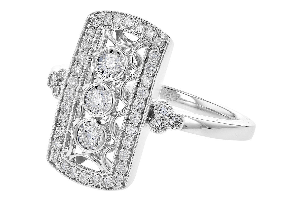 Allison Kaufman Diamond Ring in 14K White Gold, 0.40 ctw (D5853), alternate view