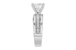 Allison Kaufman Diamond Engagement Ring Semi-Mount in 14K White Gold, 0.27 ctw, alternate view