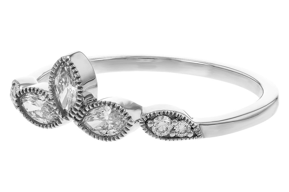 Allison Kaufman Diamond Band Enhancer in 14K White Gold, 0.30 ctw, alternate view
