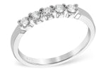 Allison Kaufman Diamond Wedding Band in 14K White Gold, 0.25 ctw (WR125-25)