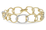 Allison Kaufman Diamond Bracelet in 14K Yellow & White Gold, 0.72 ctw