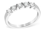 Allison Kaufman Diamond Wedding Band in 14K White Gold, 0.50 ctw (WR125-50)