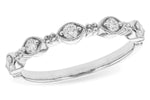 Allison Kaufman Diamond Wedding Band in 14K White Gold, 0.20 ctw (W2525)