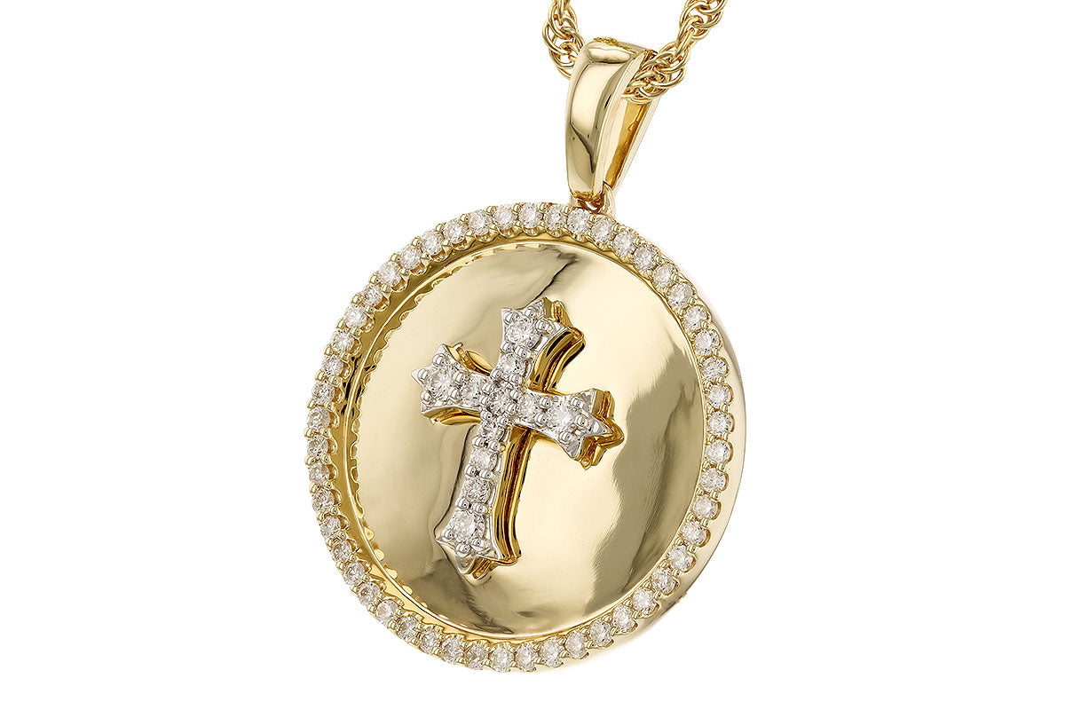 Allison Kaufman Diamond Necklace in 14K Yellow Gold, 0.34 ctw, alternate view